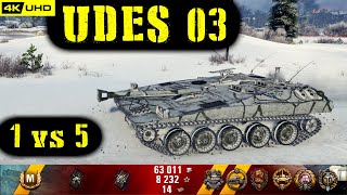 World of Tanks UDES 03 Replay  7 Kills 47K DMGPatch 161 [upl. by Ayalat123]