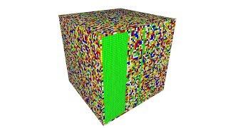 AI Solves a 55 x 55 x 55 Rubiks Cube [upl. by Lodhia209]