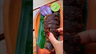 shorts Green Pepper Fish FryMeen Varuval Green masala Fish fry Meen Porichathu [upl. by Einiar]