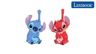 TW18D  3D WalkieTalkies Stitch and Leroy  Lexibook [upl. by Corotto]