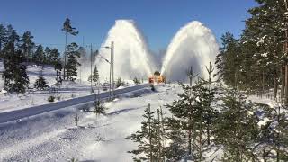 Beilhack railway snowblower in good conditions Norway [upl. by Oilisab]