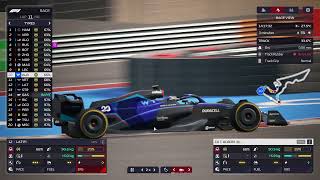 Formula 1 Manager 2022  Part 20  Race 19  Great Pitting Choices amp 1st Point Gained [upl. by Ynohtn]