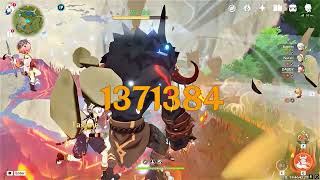 THOMA WORLD RECORD 13 MILLION DAMAGE  Genshin Impact [upl. by Haslam135]