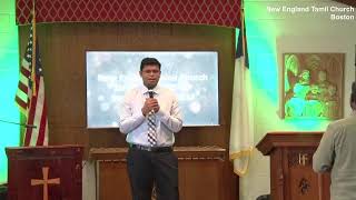 New England Tamil Church Boston  Sunday Service  22 September 2024  PS Gabriel George [upl. by Naaitsirhc]