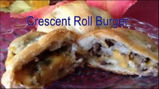 How to make Crescent Roll Burger [upl. by Jacquelin]