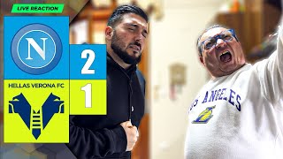 VITTORIA DI CUORE‼️NAPOLIVERONA 21 LA CHAMPIONS ORA E PIÙ VICINA [upl. by Ziza]