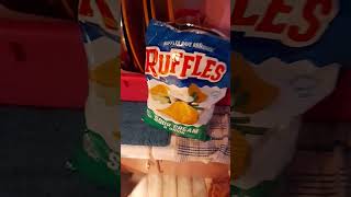 Ruffles Sour Cream amp onionand chips [upl. by Ezalb278]