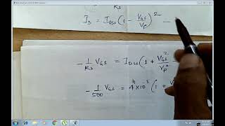 biasing of JFET4 [upl. by Atnaloj]