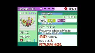 How to get Dustox in Pokemon Emerald [upl. by Holms]