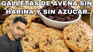 GALLETAS DE AVENA FITNESS SIN HARINA Y SIN AZÚCAR  DAVID CAMPOS [upl. by Aicercal2]