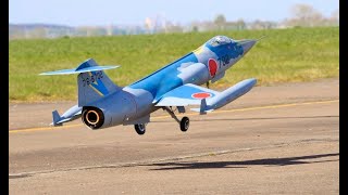 HUGE 14 SCALE RC F104 STARFIGHTER  BF 300N TURBINE  PAUL amp LUKE AT JMA DEENTHORPE  2021 [upl. by Sewell]