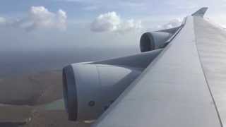 Welcome To Curacao Evening Arrival On KLM 747 [upl. by Pandich]