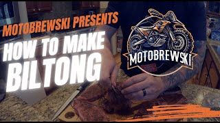 How to make biltong The Ultimate Adventure Bike Riding Snack [upl. by Ylrebma]