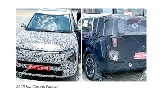 Upcoming 2025 KIA Carens Facelift Spied Testing  New DesignLED DRLs KIAIndiaKIACarensFacelift [upl. by Kemble]