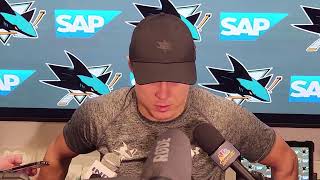 Mikael Granlund Postgame  11724 Sharks vs Wild NHL [upl. by Lowrance]