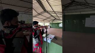 Air rifle shooting with Feinwerkbau 800x FWB 800X shorts [upl. by Adhern]