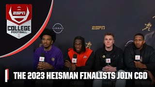 The 2023 Heisman Trophy finalists give a deep dive into their seasons on College GameDay 👏 [upl. by Dloniger]