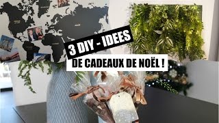 3 DIY  Idées de cadeaux de Noël [upl. by Ynattyrb]