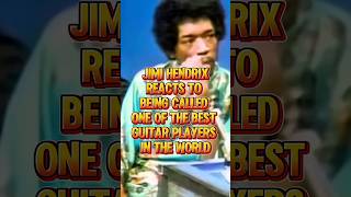 Jimi Hendrix reacts to being called the best guitar player in the world [upl. by Latty24]