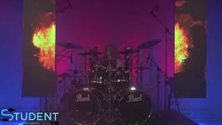 Live drumshow door Jasper Stok met een lichtshow door Puck [upl. by Roach]