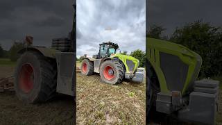 XERION TRACTOR SUBSOILING LAND agri [upl. by Warner797]