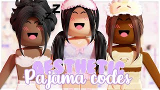 Aesthetic Pajamas Outfit Codes For Bloxburg  Roblox [upl. by Eittik]