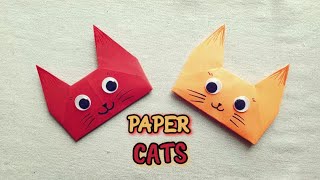 How to make Paper Cat  Origami Paper Cat [upl. by Osbourne]