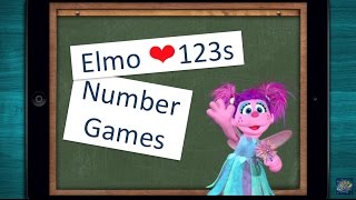 ∞ Elmo Loves 123s  Teach your child about numbers and counting  Number Games [upl. by Nyleda]