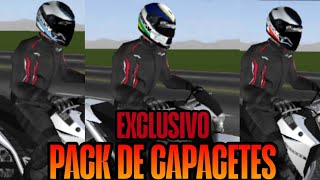 DOWNLOAD PACK DE SKINS DE CAPACETES PARA MOTO WHEELIE 3D EXCLUSIVO [upl. by Aleron]