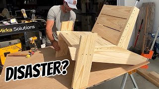 15 chair CHALLENGE diy DISASTER you WON’T believe [upl. by Ssew]