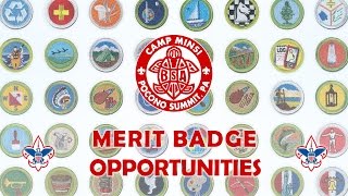 Camp Minsi  Merit Badges [upl. by Eterg]