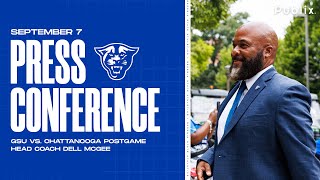 PRESSER GSU vs Chattanooga Postgame Presser w HC Dell McGee  09072024  Football [upl. by Hnaht]