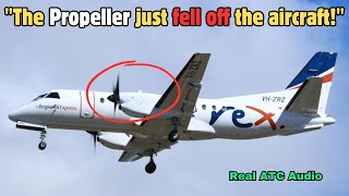 Pilot Lands WITHOUT Propeller [upl. by Amadas]