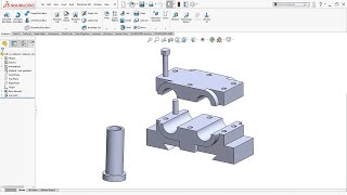 SolidWorks Tutorial  Exploded view and animate [upl. by Roger]