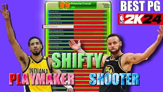 THIS NEW PG BUILD IS THE BEST BUILD ON NBA 2K24 BEST POINT GUARD BUILD [upl. by Eelydnarb]