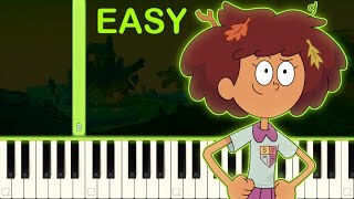 AMPHIBIA  EASY Piano Tutorial [upl. by Kyl200]