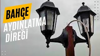 Bahçe Aydınlatma Direği Nasıl Yapılır  Merdoz [upl. by Maillliw]