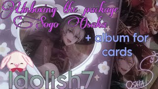 Unboxing merch with IDOLISH7 Sogo Osaka idolish7 animemerch [upl. by Ordnas291]