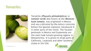 Health Benefits of Tomatillo [upl. by Nilyak]