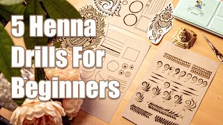 Henna Drills for Beginners  Learn Henna FAST With These Drills [upl. by Enawtna]