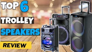 Best trolley speakers in India 2024  Top 6 trolley speakers 2024 [upl. by Debra]