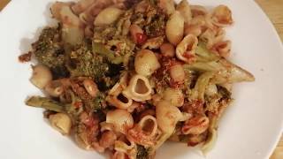 Minestra con conchiglioni broccoletti e fagioli preparata con la pentola a pressione MicheleExpert [upl. by Arakal]