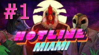 Hotline Miami Gameplay 1  Lets Play Hotline Miami German [upl. by Kciredor]