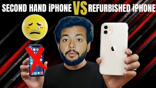 Refurbished iPhone Or Second Hand iPhone  which One is good For you 🤔 [upl. by Cinamod]