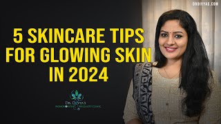 മുഖം തിളങ്ങാൻ 5 Tips to follow this New year for Glowing Skin  Natural Tips For Glowing Skin  2024 [upl. by Echikson5]