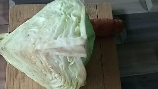 Peeling Carrots and Cutting Cabbage 🥬 Cooking Sopas [upl. by Nyrrat]