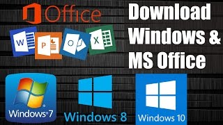 Download Windows 8  10  11 amp MS Office Free from Microsoft without Product key [upl. by Dira]