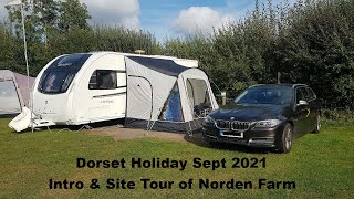 Norden Farm campsite  Vlog 1  Dorset Holiday Sept 2021 [upl. by Elladine785]