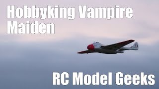 Hobbyking de Havilland Vampire Build Pt2 Maiden RC Model Geeks [upl. by Colin]