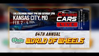 Craving Cars Live  World Of Wheels Live Stream Saturday 2pm [upl. by Helaine]